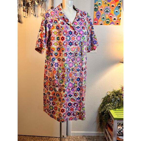 VIntage Floral house dress - Picture 5 of 5
